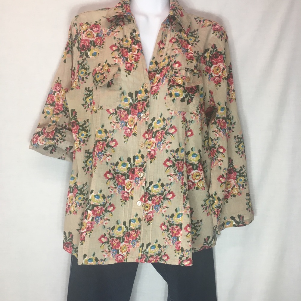 Anthropologie Eden & Olivia cotton button …